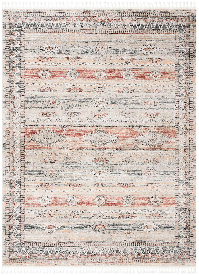 Multicolor 10' x 13' 1 Aramis Rectangle Area Rug Polypropylene With Cotton Backing Easy Clean Living Room Bedroom Dining Office Carpet for Sale at Rug Engine