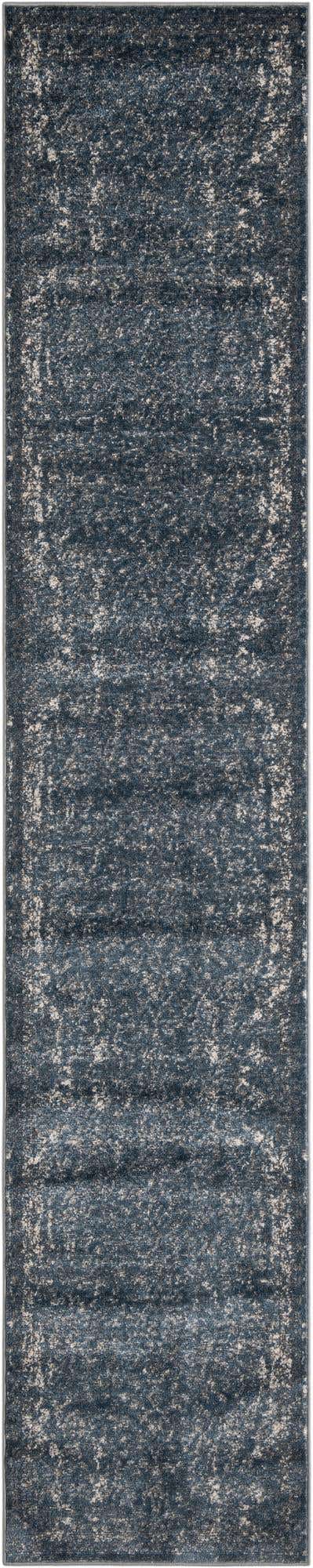 Blue 2' 7 x 13' 1 Portland Runner Area Rug 85% Polypropylene & 15% Polyester Vintage Distressed Traditional Carpet for Home Decor for Sale at Rug Engine