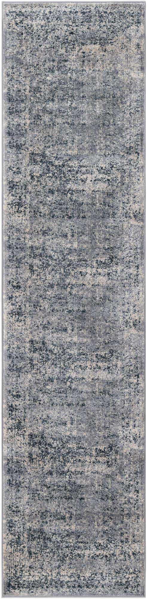 Blue Gray 2' x 8' Chateau Runner Area Rug 85% Polypropylene & 15% Chenille With Cotton Backing Traditional Vintage Distressed Carpet for Classical Interior Design Decorating for Sale at Rug Engine