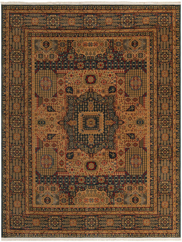 Blue 8' x 10' Palace Rectangle Area Rug
