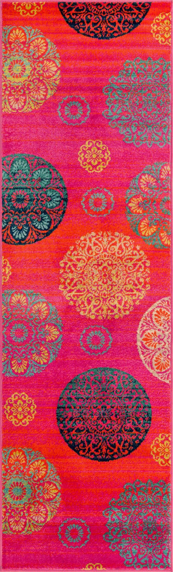 Rust Red 2' 11 x 10' Azalea Runner Area Rug Colorful 100% Polypropylene Durable Jute Backing Living Dining Room Bedroom Office Modern Decor Carpet for Sale at Rug Engine