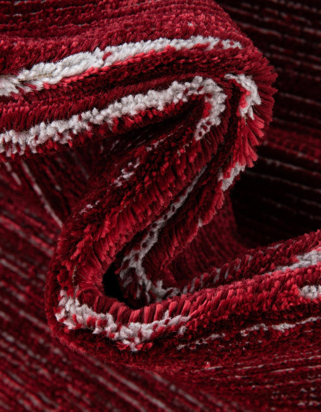 Red 5' 3 x 8' Finsbury Oval Area Rug 60% Polypropylene & 40% Polyester Contemporary Carpet for Living Rooms, Dining, Offices for Sale at Rug Engine