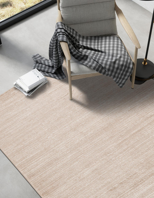 Beige 5' 3 x 8' Finsbury Rectangle Area Rug 60% Polypropylene & 40% Polyester Contemporary Carpet for Living Rooms, Dining, Offices for Sale at Rug Engine