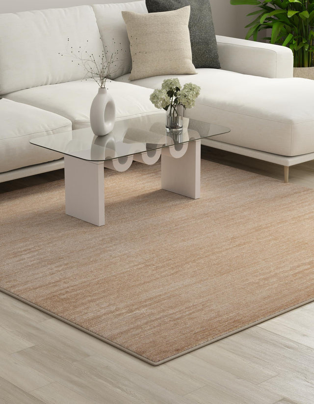 Beige 7' 10 x 7' 10 Finsbury Square Area Rug 60% Polypropylene & 40% Polyester Contemporary Carpet for Living Rooms, Dining, Offices for Sale at Rug Engine