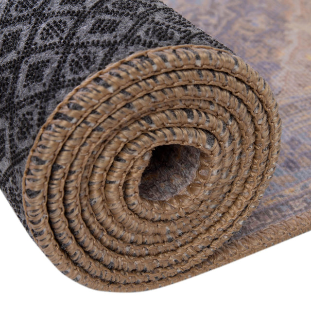 Washable Cream 7' 6 x 10' 6 Timeless Rectangle Area Rug Easy to Clean Stain Resistant & Durable Traditional Classic Vintage Design Carpet for Sale at Rug Engine