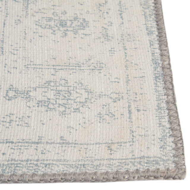 Washable Ivory 2' 6 x 12' Timeless Runner Area Rug Easy to Clean Stain Resistant & Durable Traditional Classic Vintage Design Carpet for Sale at Rug Engine