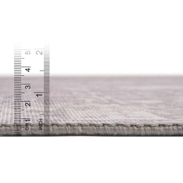 Washable Gray 2' x 6' Timeless Runner Area Rug Easy to Clean Stain Resistant & Durable Traditional Classic Vintage Design Carpet for Sale at Rug Engine