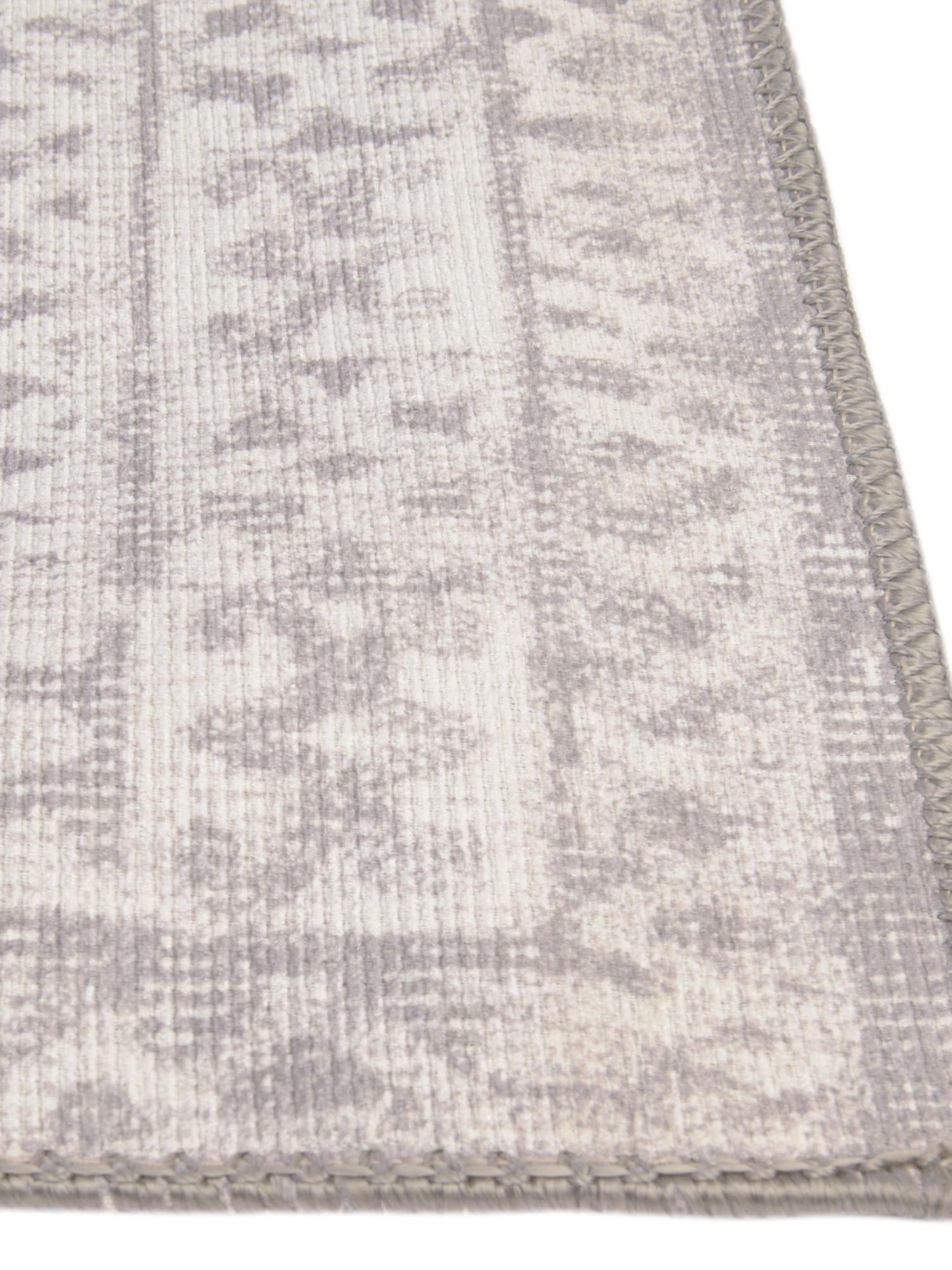 Washable Gray 7' 6 x 7' 6 Timeless Square Area Rug Easy to Clean Stain Resistant & Durable