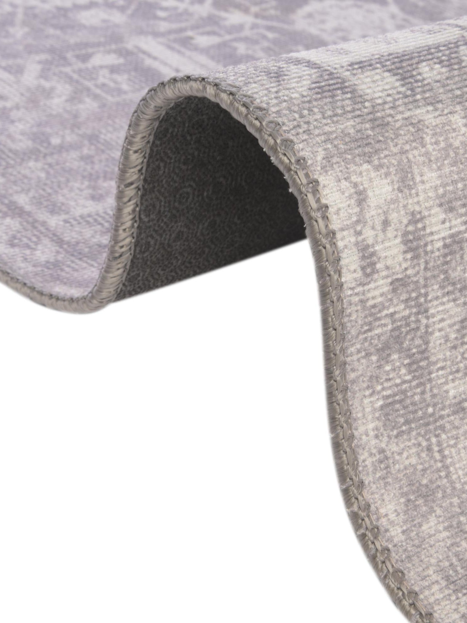 Washable Gray 7' 6 x 7' 6 Timeless Square Area Rug Easy to Clean Stain Resistant & Durable