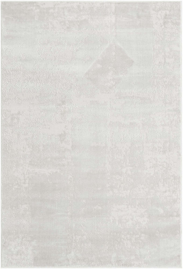 Ivory 4' 1 x 6' 1 Finsbury Rectangle Area Rug 60% Polypropylene & 40% Polyester Contemporary Carpet for Living Rooms, Dining, Offices for Sale at Rug Engine