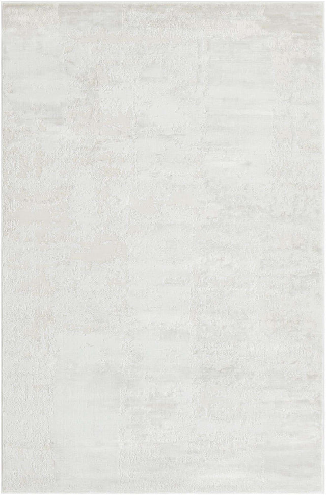 Ivory 5' 3 x 8' Finsbury Rectangle Area Rug 60% Polypropylene & 40% Polyester Contemporary Carpet for Living Rooms, Dining, Offices for Sale at Rug Engine