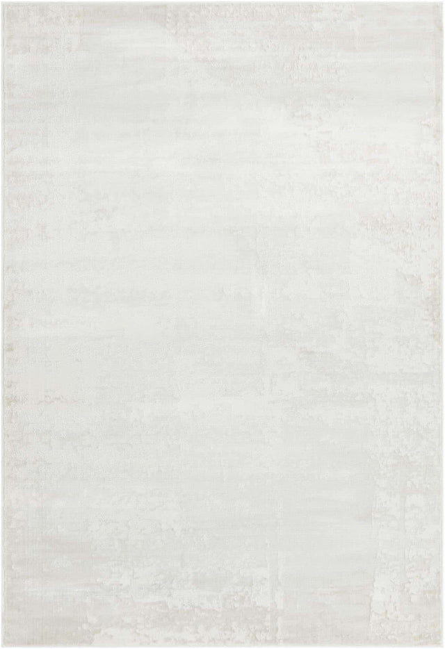 Ivory 6' 1 x 9' Finsbury Rectangle Area Rug 60% Polypropylene & 40% Polyester Contemporary Carpet for Living Rooms, Dining, Offices for Sale at Rug Engine