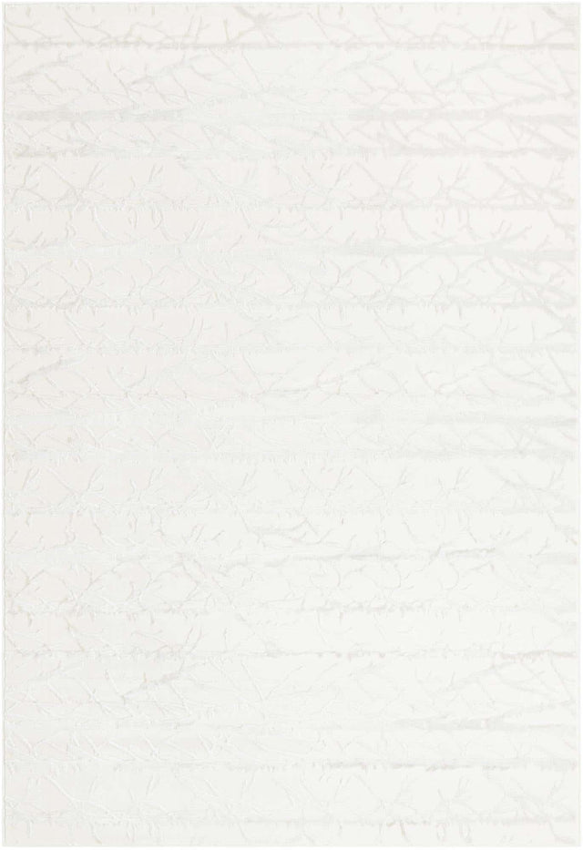 Ivory 6' 1 x 9' Finsbury Rectangle Area Rug 60% Polypropylene & 40% Polyester Contemporary Carpet for Living Rooms, Dining, Offices for Sale at Rug Engine