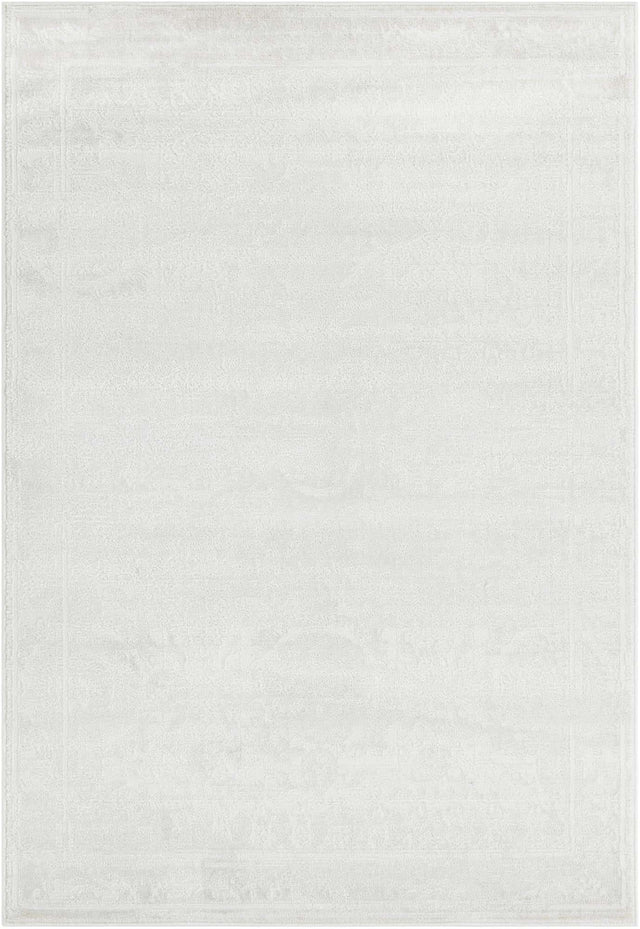 Ivory 4' 1 x 6' 1 Finsbury Rectangle Area Rug 60% Polypropylene & 40% Polyester Contemporary Carpet for Living Rooms, Dining, Offices for Sale at Rug Engine