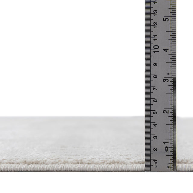 Ivory 5' 3 x 8' Finsbury Rectangle Area Rug 60% Polypropylene & 40% Polyester Contemporary Carpet for Living Rooms, Dining, Offices for Sale at Rug Engine