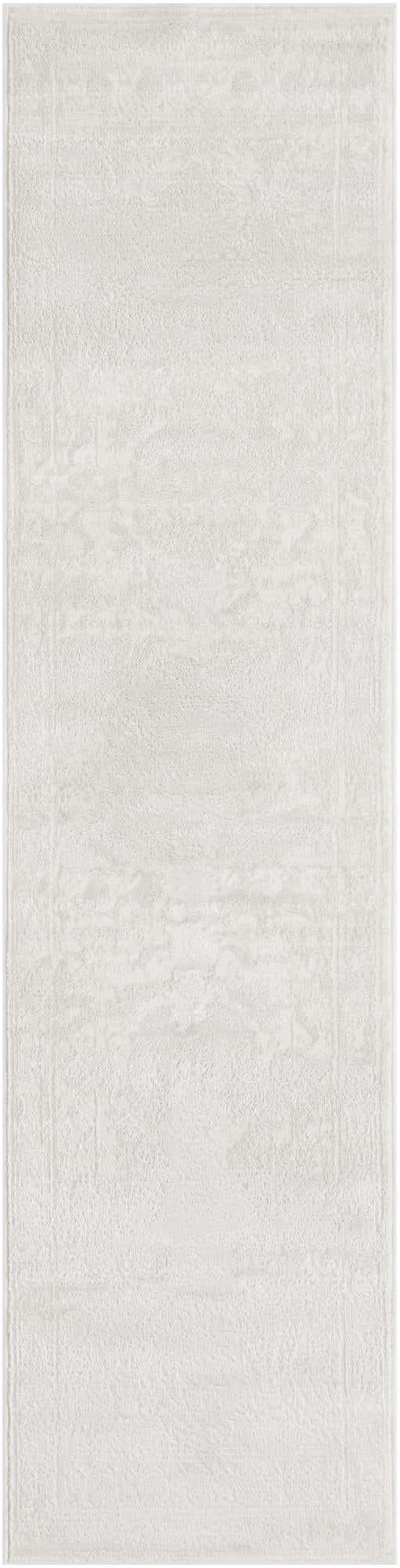Ivory 2' x 8' Finsbury Runner Area Rug 60% Polypropylene & 40% Polyester Contemporary Carpet for Living Rooms, Dining, Offices for Sale at Rug Engine