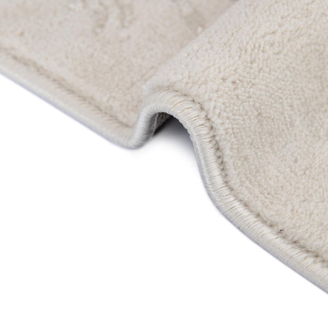 Ivory 7' 10 x 10' Finsbury Rectangle Area Rug 60% Polypropylene & 40% Polyester Contemporary Carpet for Living Rooms, Dining, Offices for Sale at Rug Engine