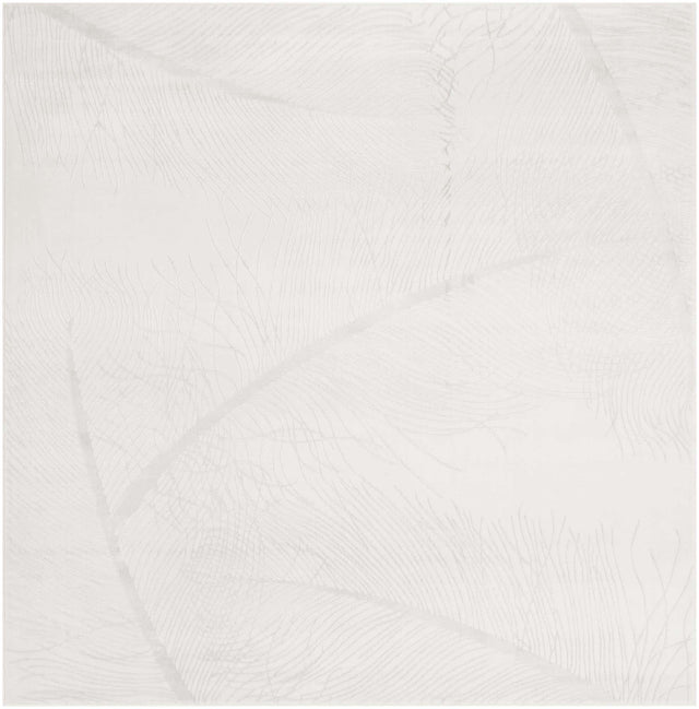 Ivory 7' 10 x 7' 10 Finsbury Square Area Rug 60% Polypropylene & 40% Polyester Contemporary Carpet for Living Rooms, Dining, Offices for Sale at Rug Engine