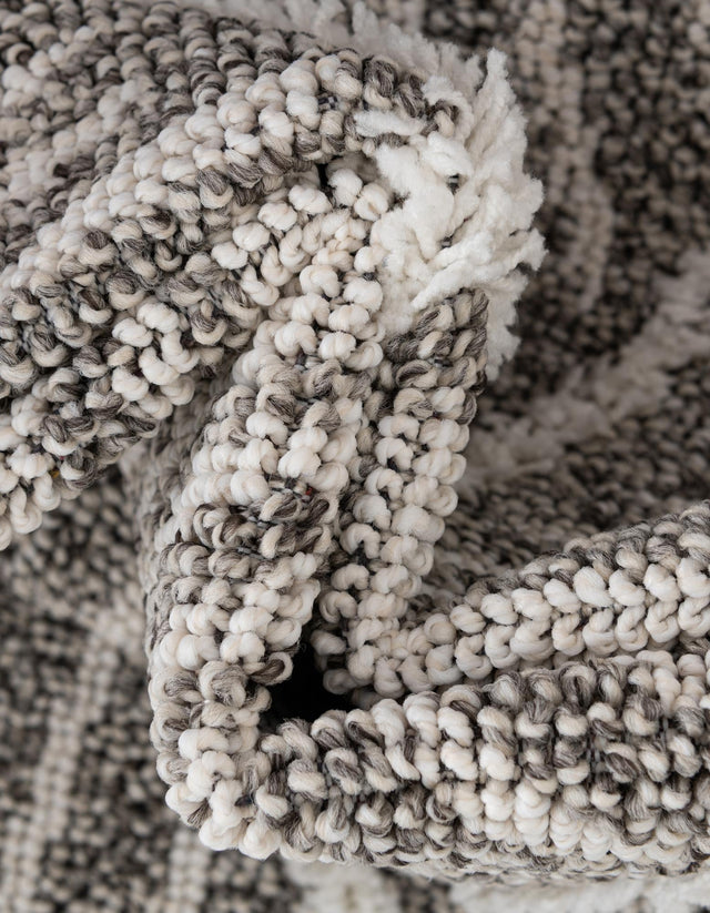 Gray Ivory 2' x 3' 1 Boho Rectangle Area Rug 100% Polyester With Cotton Backing Geometric Modern Boho Bohemian Decor Carpet for Living Rooms Office Dining Kitchen Unique Interior Design for Sale at Rug Engine
