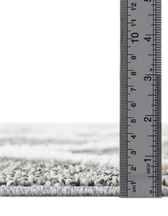 Gray 5' 3 x 5' 3 Boho Round Area Rug 100% Polyester With Cotton Backing Geometric Modern Boho Bohemian Decor Carpet for Living Rooms Office Dining Kitchen Unique Interior Design for Sale at Rug Engine