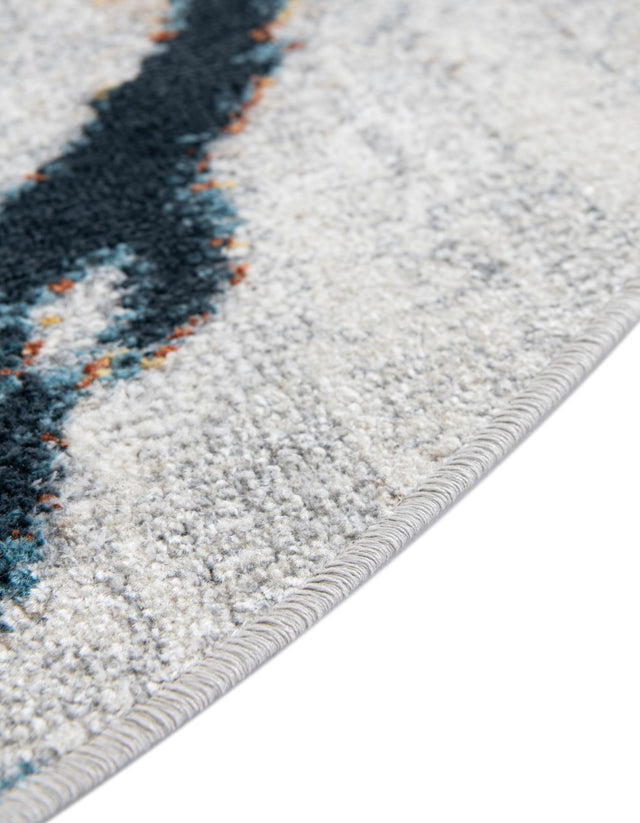 Washable Light Brown 7' 10 x 7' 10 Kamala Washable Round Area Rug Easy to Clean Stain Resistant & Durable 100% Polyester Spill-Friendly Carpet for Sale at Rug Engine