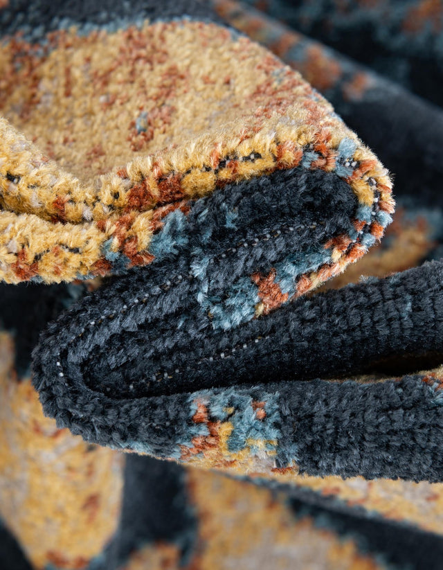 Washable Light Brown 3' 3 x 3' 3 Kamala Washable Round Area Rug Easy to Clean Stain Resistant & Durable 100% Polyester Spill-Friendly Carpet for Sale at Rug Engine