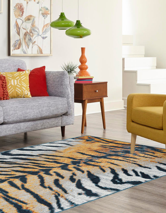 Washable Light Brown 7' 10 x 10' Kamala Washable Rectangle Area Rug Easy to Clean Stain Resistant & Durable 100% Polyester Spill-Friendly Carpet for Sale at Rug Engine