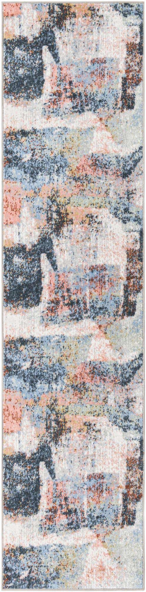 Washable Multicolor 2' x 8' Kamala Washable Runner Area Rug Easy to Clean Stain Resistant & Durable 100% Polyester Spill-Friendly Carpet for Sale at Rug Engine