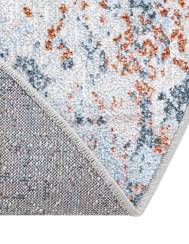 Washable Multicolor 7' 10 x 7' 10 Kamala Washable Round Area Rug Easy to Clean Stain Resistant & Durable 100% Polyester Spill-Friendly Carpet for Sale at Rug Engine