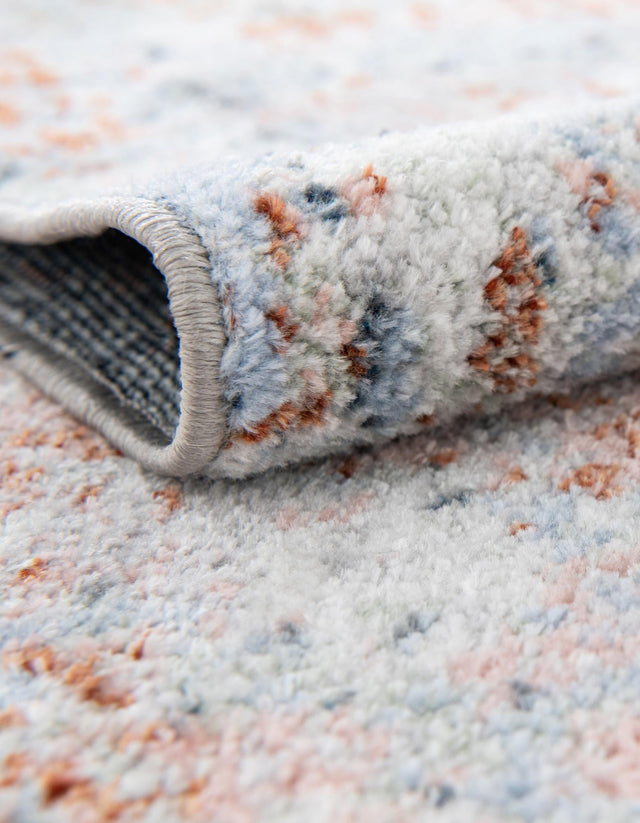 Washable Multicolor 5' 3 x 5' 3 Kamala Washable Square Area Rug Easy to Clean Stain Resistant & Durable 100% Polyester Spill-Friendly Carpet for Sale at Rug Engine