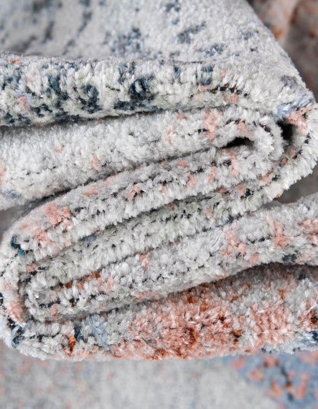 Washable Multicolor 5' 3 x 5' 3 Kamala Washable Square Area Rug Easy to Clean Stain Resistant & Durable 100% Polyester Spill-Friendly Carpet for Sale at Rug Engine