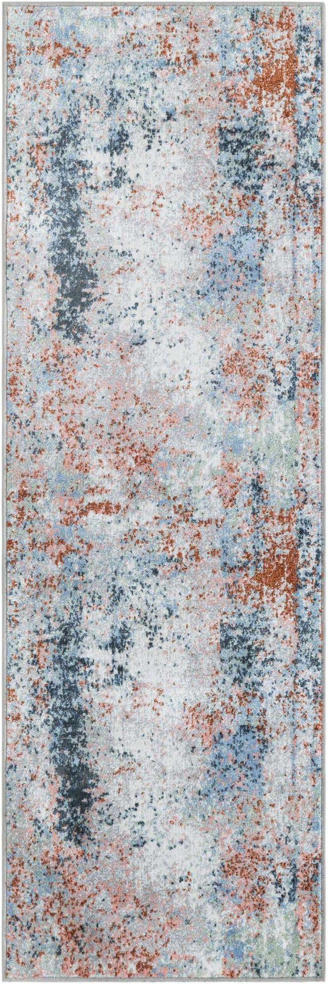 Washable Multicolor 2' x 6' 1 Kamala Washable Runner Area Rug Easy to Clean Stain Resistant & Durable 100% Polyester Spill-Friendly Carpet for Sale at Rug Engine
