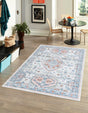 Ivory 9' x 12' Kamala Washable Rectangle Rug