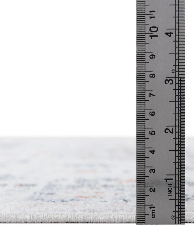 Washable Ivory 7' 10 x 10' Kamala Washable Rectangle Area Rug Easy to Clean Stain Resistant & Durable 100% Polyester Spill-Friendly Carpet for Sale at Rug Engine