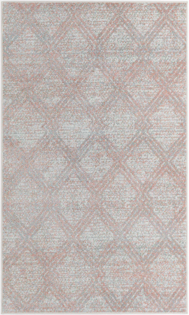 Washable Rose Pink 3' 3 x 5' 3 Kamala Washable Rectangle Area Rug Easy to Clean Stain Resistant & Durable 100% Polyester Spill-Friendly Carpet for Sale at Rug Engine