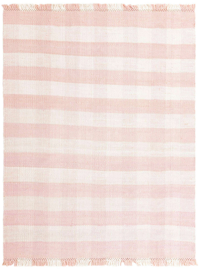 Washable Pink 7' 10 x 10' Eco Plaid Indoor Outdoor Washable Rectangle Area Rug Easy to Clean Stain Resistant & Durable Weather Resistant for Patio, Deck, Terrace, Balcony, Porch 100% Recycled Plastic Bottles Carpet Mat for Sale at Rug Engine