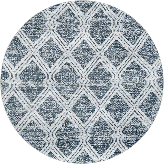 Washable Ivory 5' 3 x 5' 3 Kamala Washable Round Area Rug Easy to Clean Stain Resistant & Durable 100% Polyester Spill-Friendly Carpet for Sale at Rug Engine