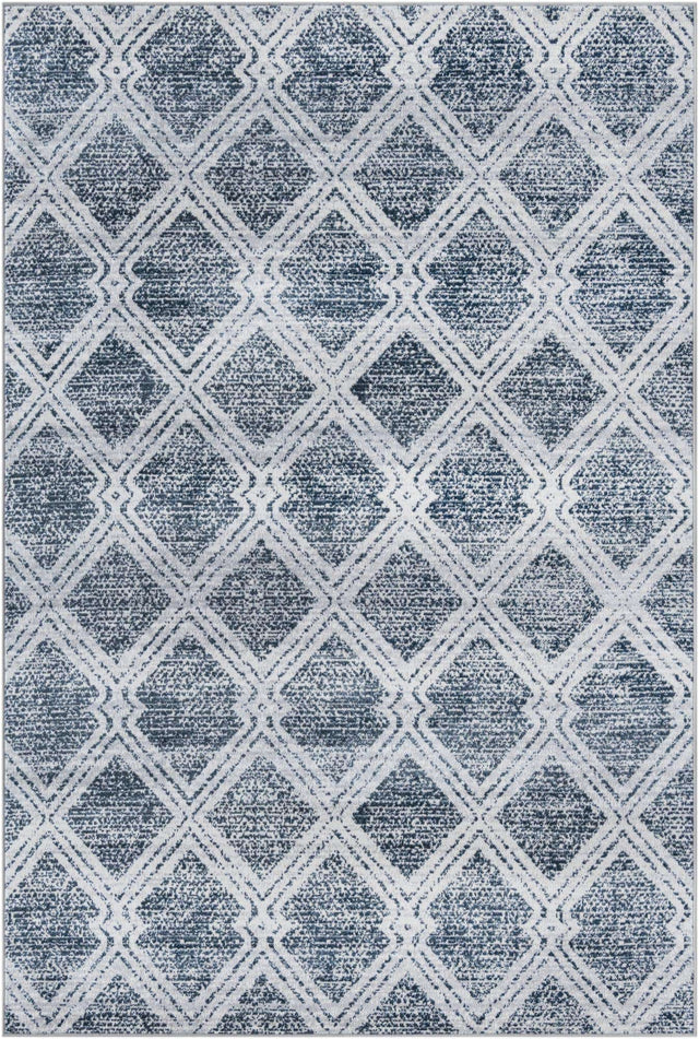 Washable Ivory 5' 3 x 8' Kamala Washable Rectangle Area Rug Easy to Clean Stain Resistant & Durable 100% Polyester Spill-Friendly Carpet for Sale at Rug Engine