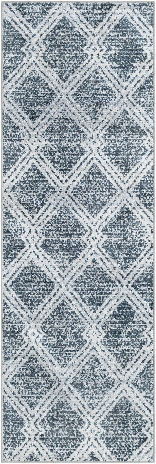 Washable Ivory 2' x 6' 1 Kamala Washable Runner Area Rug Easy to Clean Stain Resistant & Durable 100% Polyester Spill-Friendly Carpet for Sale at Rug Engine