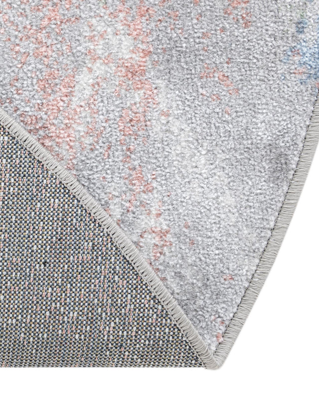 Washable Multicolor 5' 3 x 5' 3 Kamala Washable Round Area Rug Easy to Clean Stain Resistant & Durable 100% Polyester Spill-Friendly Carpet for Sale at Rug Engine