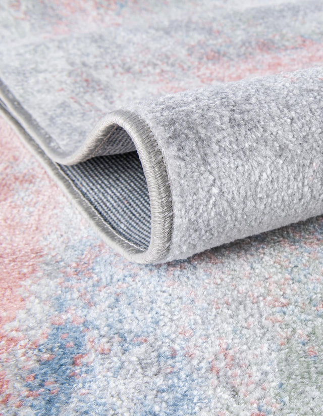 Washable Multicolor 6' 1 x 9' Kamala Washable Rectangle Area Rug Easy to Clean Stain Resistant & Durable 100% Polyester Spill-Friendly Carpet for Sale at Rug Engine