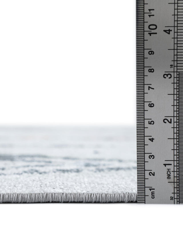 Washable Ivory Gray 9' x 12' Kamala Washable Rectangle Area Rug Easy to Clean Stain Resistant & Durable 100% Polyester Spill-Friendly Carpet for Sale at Rug Engine