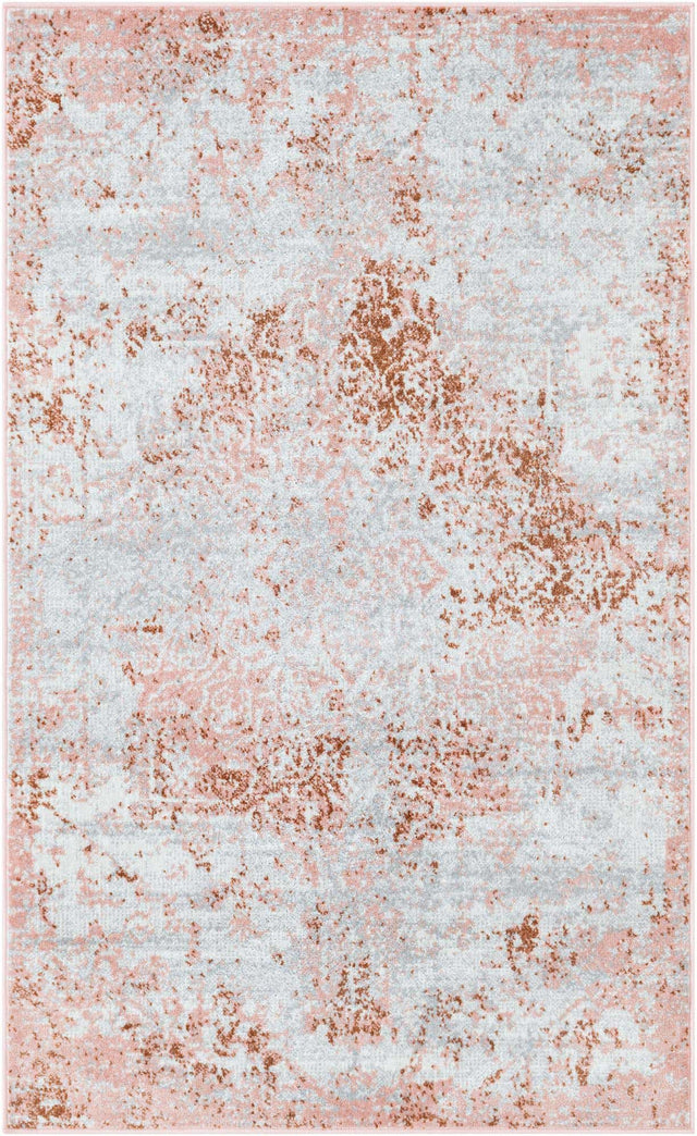 Washable Rose Pink 3' 3 x 5' 3 Kamala Washable Rectangle Area Rug Easy to Clean Stain Resistant & Durable 100% Polyester Spill-Friendly Carpet for Sale at Rug Engine