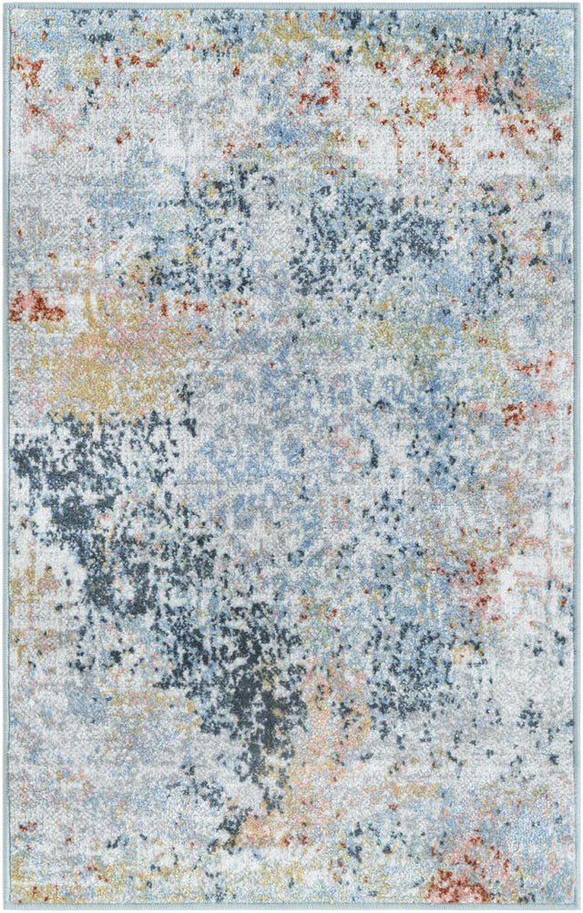 Washable Multicolor 2' x 3' 1 Kamala Washable Rectangle Area Rug Easy to Clean Stain Resistant & Durable 100% Polyester Spill-Friendly Carpet for Sale at Rug Engine