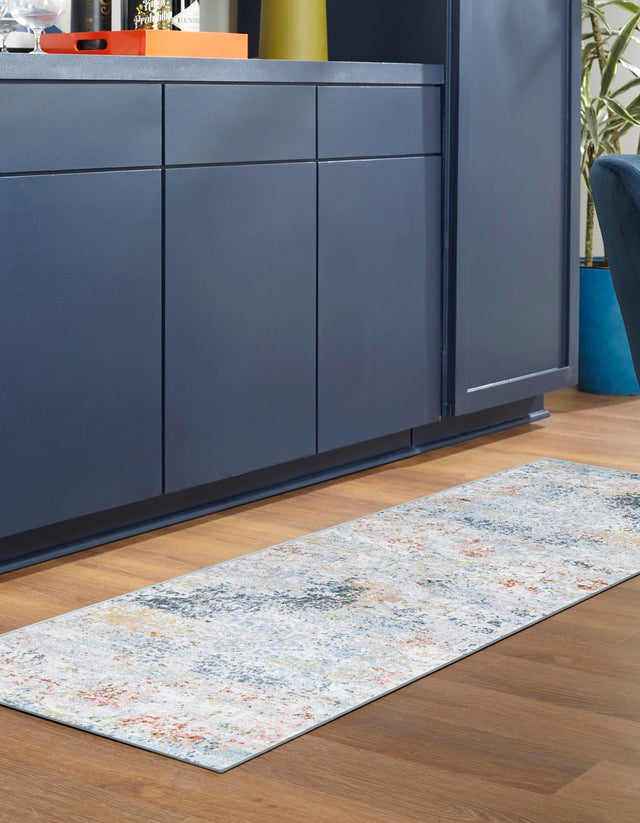 Washable Multicolor 2' x 4' 1 Kamala Washable Runner Area Rug Easy to Clean Stain Resistant & Durable 100% Polyester Spill-Friendly Carpet for Sale at Rug Engine