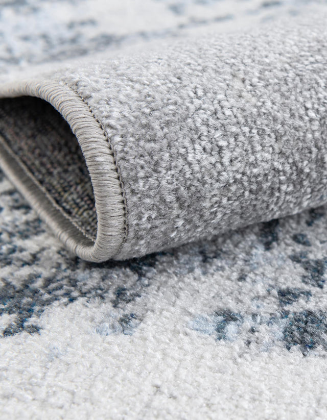 Washable Navy Blue 10' x 14' 1 Kamala Washable Rectangle Area Rug Easy to Clean Stain Resistant & Durable 100% Polyester Spill-Friendly Carpet for Sale at Rug Engine