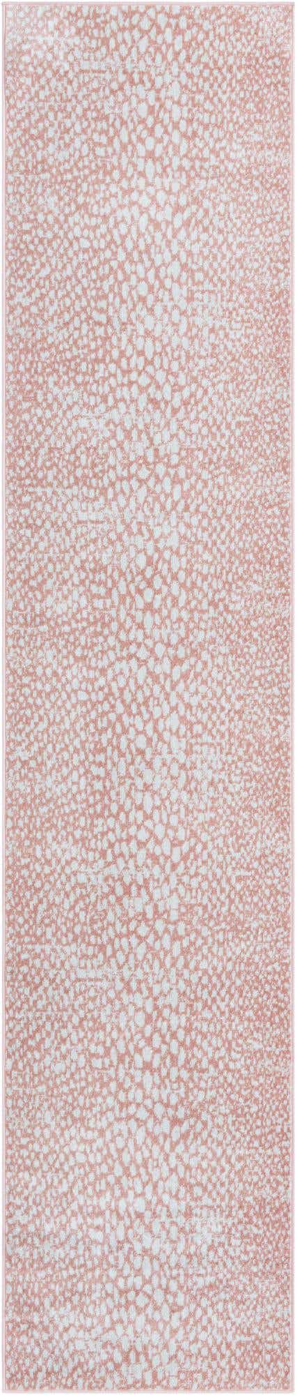 Washable Rose Pink 2' 7 x 12' Kamala Washable Runner Area Rug Easy to Clean Stain Resistant & Durable 100% Polyester Spill-Friendly Carpet for Sale at Rug Engine