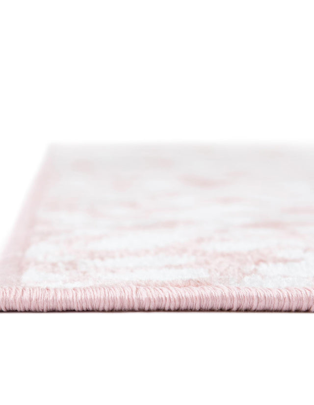 Washable Rose Pink 7' 10 x 10' Kamala Washable Rectangle Area Rug Easy to Clean Stain Resistant & Durable 100% Polyester Spill-Friendly Carpet for Sale at Rug Engine