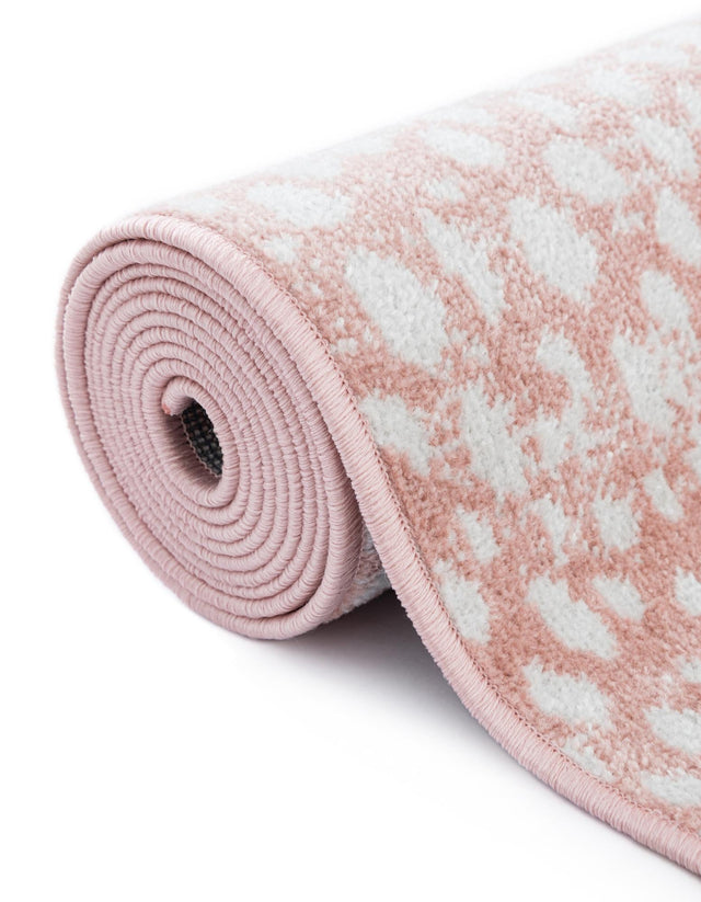 Washable Rose Pink 2' x 3' 1 Kamala Washable Rectangle Area Rug Easy to Clean Stain Resistant & Durable 100% Polyester Spill-Friendly Carpet for Sale at Rug Engine