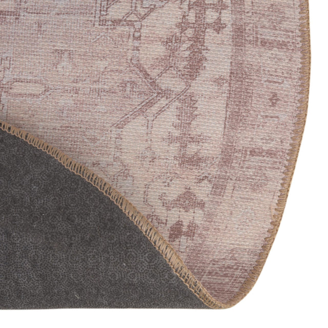 Washable Beige 2' x 3' 1 Timeless Oval Area Rug Easy to Clean Stain Resistant & Durable Traditional Classic Vintage Design Carpet for Sale at Rug Engine